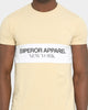 Emperor Apparel Bari After Dark Short Sleeve T-Shirt Sand/White