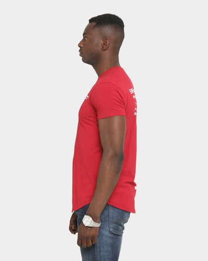 Emperor Apparel Inner City After Dark Short Sleeve T-Shirt Maroon