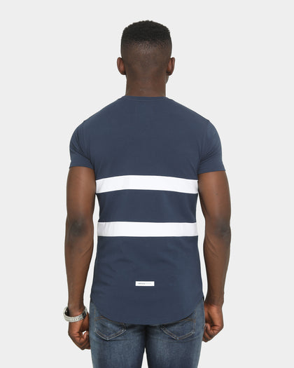 Emperor Apparel Clique After Dark Short Sleeve T-Shirt Navy/White