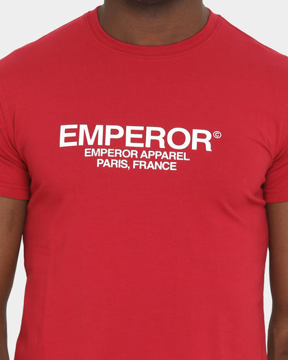 Emperor Apparel Copyright After Dark Short Sleeve T-Shirt Maroon