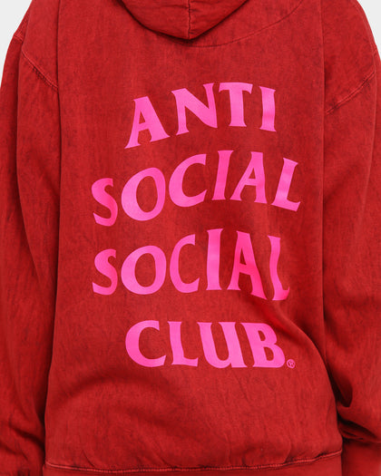 Anti Social Social Club Don't Hoodie Red