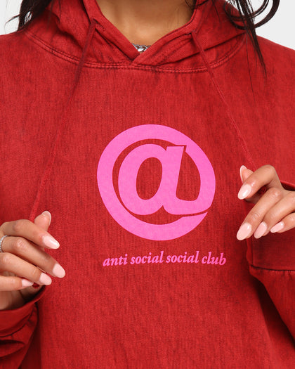 Anti Social Social Club Don't Hoodie Red