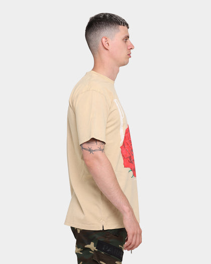 Carré Rose Vintage T-Shirt Stone