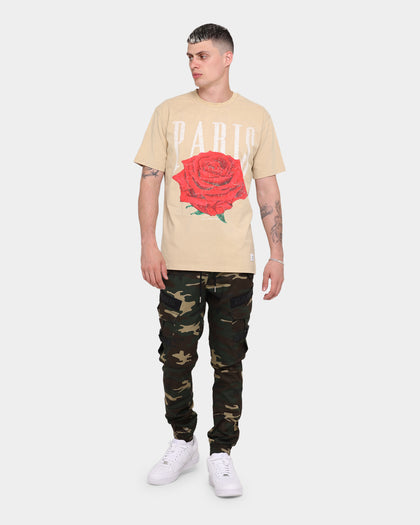 Carré Rose Vintage T-Shirt Stone
