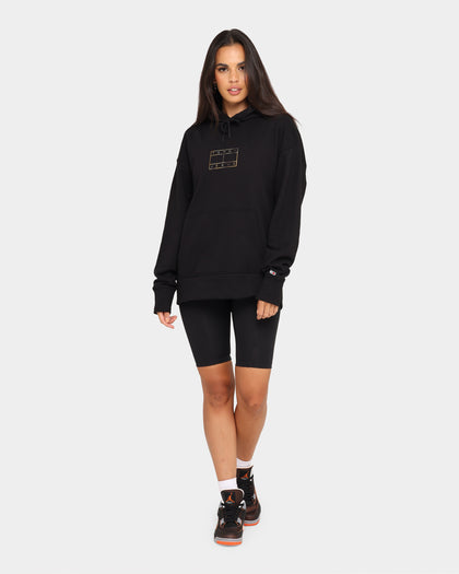 Tommy Jeans Aus Flag Hoodie Black