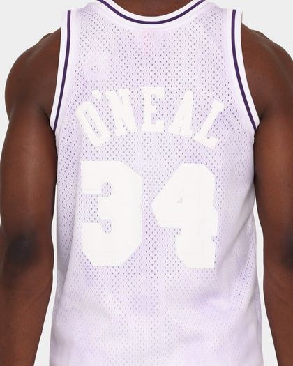 Mitchell & Ness Shaquille O'Neal '96-'97 Los Angeles Lakers "Cloudy Skies" Swingman Jersey Purple