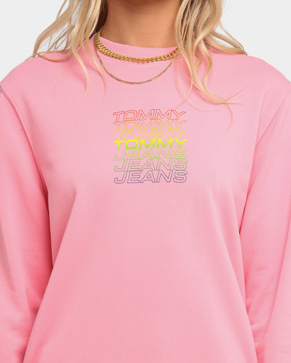 Tommy Jeans Light Crew Rosey Pink