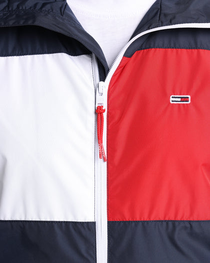 Tommy Jeans Zip Thru Windbreaker Twilight Navy