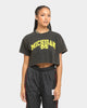 NATIONAL COLLEGIATE ATHLETIC ASSC Michigan Wolverines Vintage Arch Crop Black