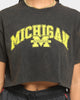 NATIONAL COLLEGIATE ATHLETIC ASSC Michigan Wolverines Vintage Arch Crop Black