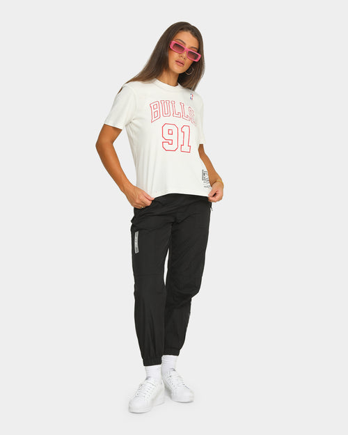 Mitchell & Ness Women's Chicago Bulls N&N Outline Oversized Vintage T-Shirt Vintage White