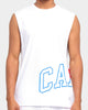 Carré Enorme Classique Muscle T-Shirt White/Blue/Red