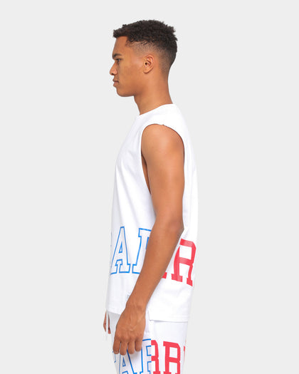 Carré Enorme Classique Muscle T-Shirt White/Blue/Red