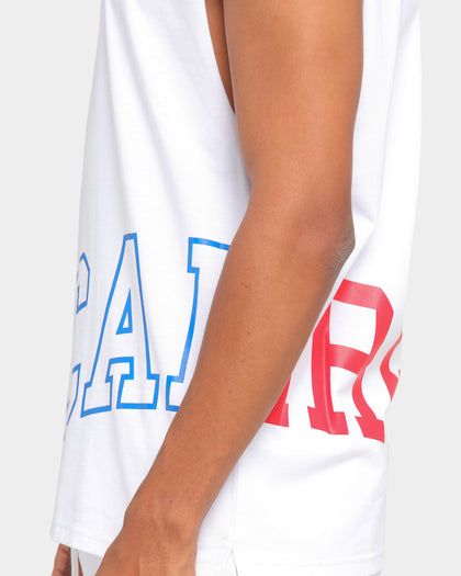 Carré Enorme Classique Muscle T-Shirt White/Blue/Red