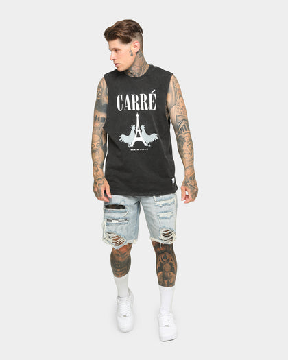 Carré Le Coq Classique Muscle T-Shirt Washed Black