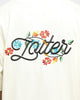 Loiter Embroidered T-Shirt Cream