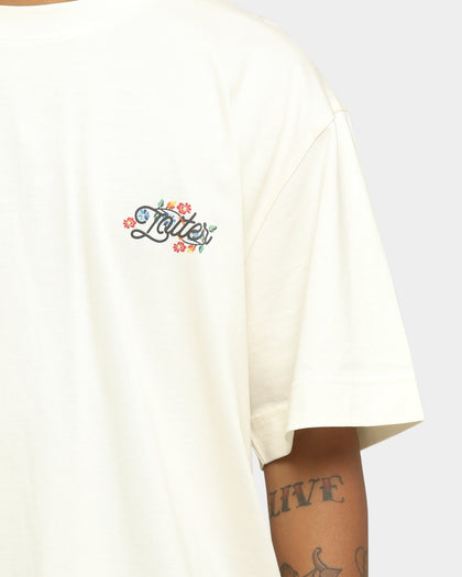 Loiter Embroidered T-Shirt Cream