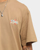 Loiter Embroidered T-Shirt Brown
