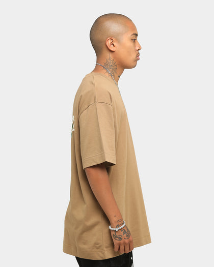 Loiter Embroidered T-Shirt Brown