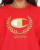 Champion Champion x Culture Kings Rev Weave S20 Crew Red/Gold