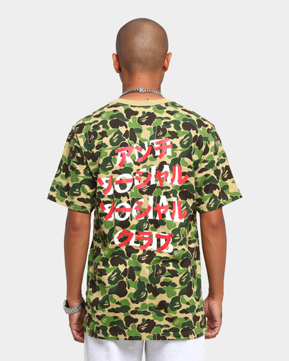 Anti Social Social Club BAPE x ASSC Camo T-Shirt Green Camo
