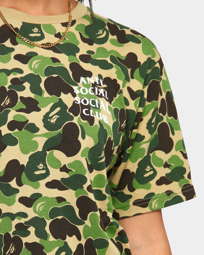 Anti Social Social Club BAPE x ASSC Camo T-Shirt Green Camo