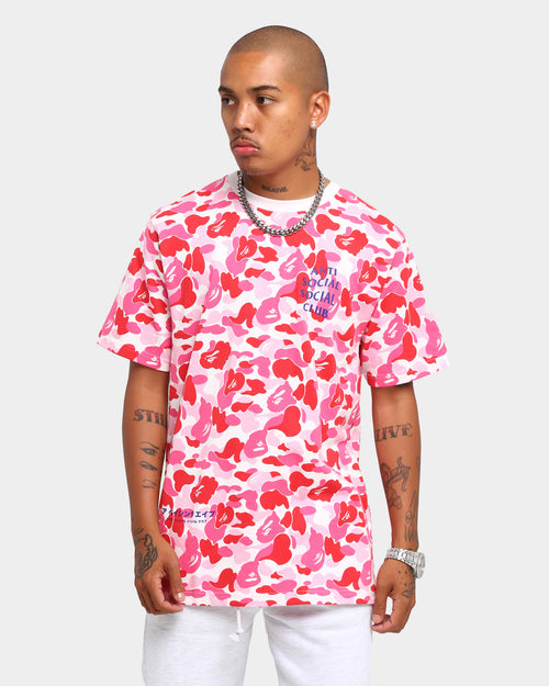 Anti Social Social Club BAPE x ASSC Camo T-Shirt Pink Camo