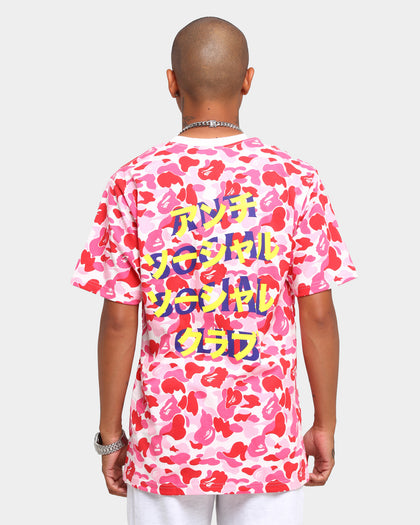 Anti Social Social Club BAPE x ASSC Camo T-Shirt Pink Camo