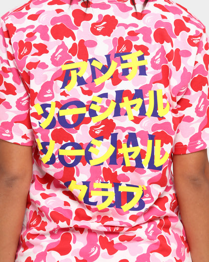 Anti Social Social Club BAPE x ASSC Camo T-Shirt Pink Camo