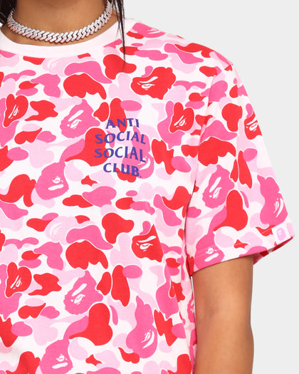 Anti Social Social Club BAPE x ASSC Camo T-Shirt Pink Camo