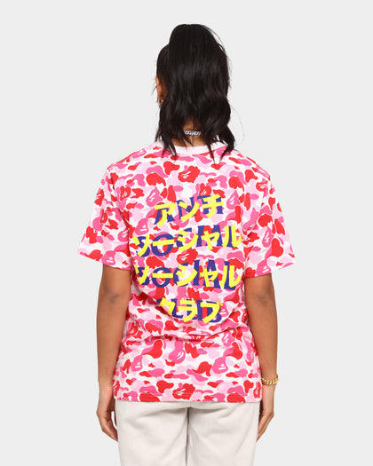 Anti Social Social Club BAPE x ASSC Camo T-Shirt Pink Camo