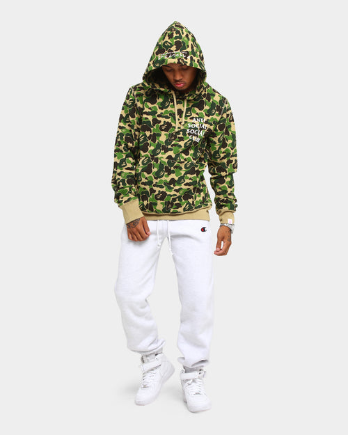 Anti Social Social Club BAPE x ASSC Camo Hoodie Green Camo