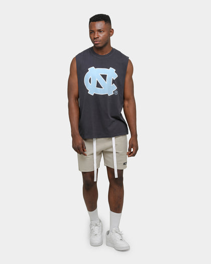 NATIONAL COLLEGIATE ATHLETIC ASSC UNC Team Crest Faded Muscle Vintage Black