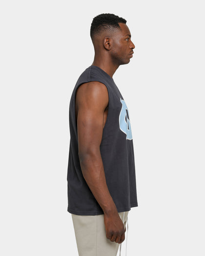 NATIONAL COLLEGIATE ATHLETIC ASSC UNC Team Crest Faded Muscle Vintage Black