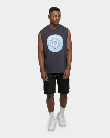 NATIONAL COLLEGIATE ATHLETIC ASSC UNC Team Crest Vintage Muscle Vintage Black