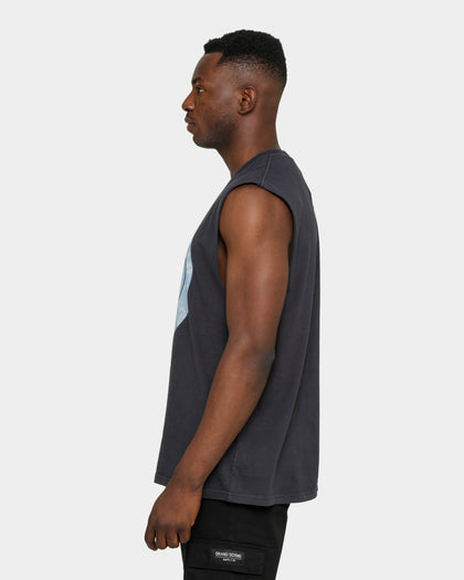 NATIONAL COLLEGIATE ATHLETIC ASSC UNC Team Crest Vintage Muscle Vintage Black