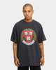 NATIONAL COLLEGIATE ATHLETIC ASSC Harvard University Team Crest Vintage T-Shirt Vintage Black