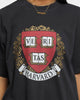 NATIONAL COLLEGIATE ATHLETIC ASSC Harvard University Team Crest Vintage T-Shirt Vintage Black