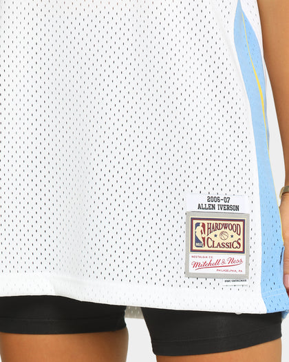 Mitchell & Ness Denver Nuggets Allen Iverson '06-'07 Road Swingman Jersey White