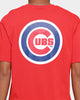 Majestic Athletic Chicago Cubs Jeaner Short Sleeve T-Shirt Red
