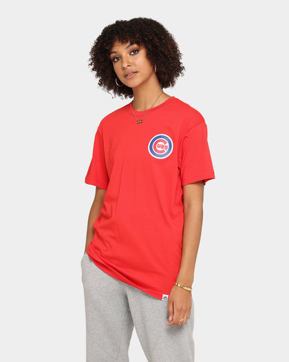 Majestic Athletic Chicago Cubs Jeaner Short Sleeve T-Shirt Red