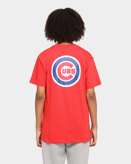 Majestic Athletic Chicago Cubs Jeaner Short Sleeve T-Shirt Red