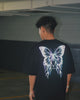 Loiter Reflective Butterfly T-Shirt Black