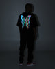 Loiter Reflective Butterfly T-Shirt Black