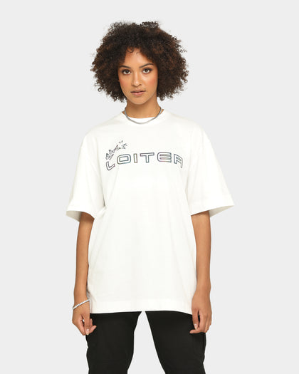 Loiter Reflective Butterfly T-Shirt Off White