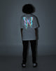 Loiter Reflective Butterfly T-Shirt Off White