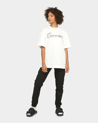 Loiter Reflective Butterfly T-Shirt Off White