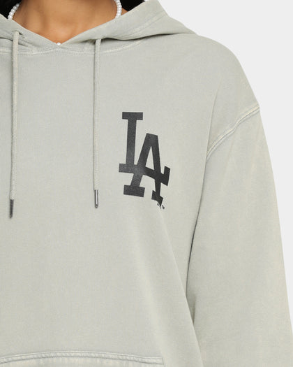 Majestic Athletic Los Angeles Dodgers Duke Washed Hoodie Snow Wash Pale