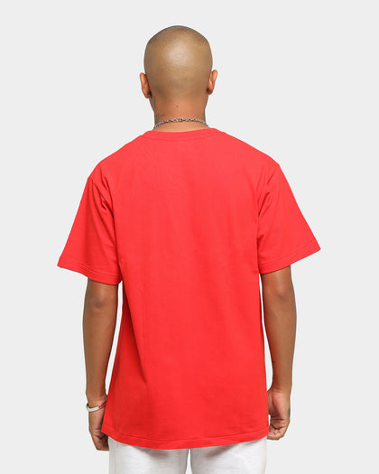 A Bathing Ape Men's Ape Head One Point Short Sleeve T-Shirt Red