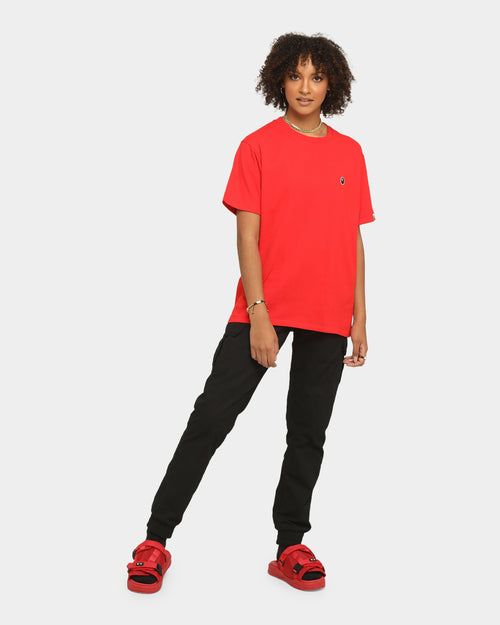 A Bathing Ape Men's Ape Head One Point Short Sleeve T-Shirt Red